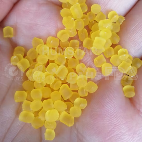 2023 Fabricantes de material composto de PVC de partículas transparentes adesivas macias de PVC quente